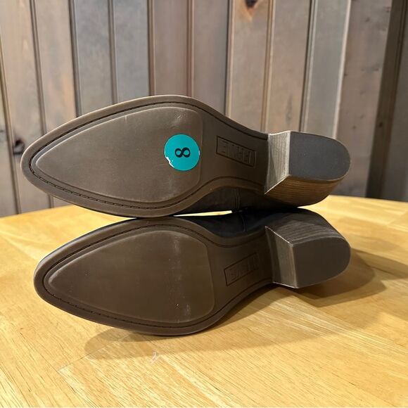 Frye Judith Double Zip Leather Booties - Suede Boots -NEW - Picture 4 of 9